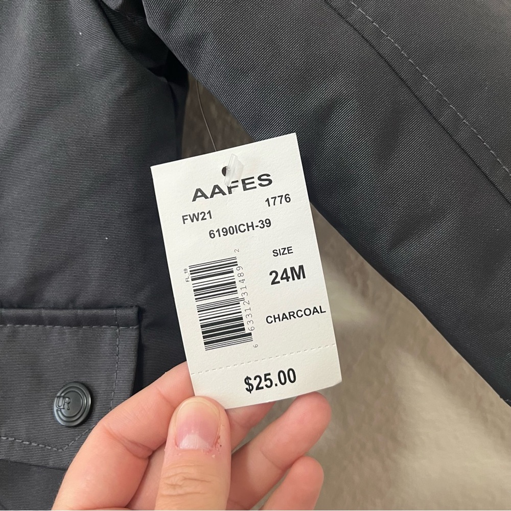 Urban Republic Baby Boy Black Water Resistant Winter Jacket - 24M - Picture 9 of 16